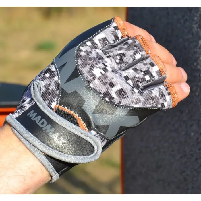 Рукавички для фітнесу MadMax MFG-831 Mti 83.1 Grey/Digital Camo XL (MFG-831_XL) зображення 2