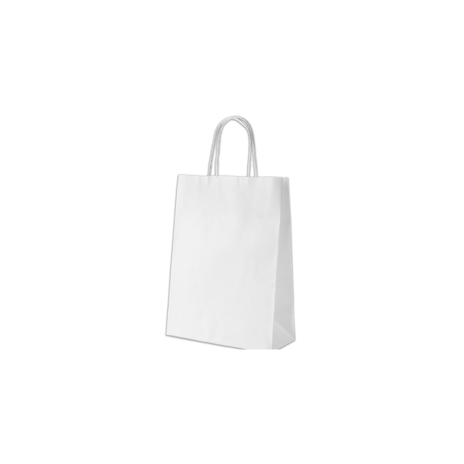 Подарочный пакет Куверт 100 Ecobag бумажный, 24х10х32 см белый (BAG-KUV-240100360-WH)