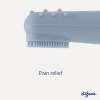 Детская зубная щетка Difrax Cиликоновая, массажная, Blue (377 Blue) изображение 4