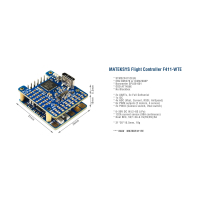 Фото - PCI-контроллер Політний контролер (FC) MATEKSYS F411-WTE  F411-WTE/H(F411-WTE/HP024.0093)