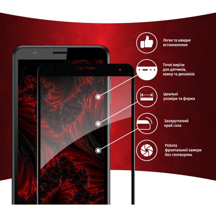 Стекло защитное Intaleo Full Glue ZTE Blade A31 Plus (1283126523113) изображение 2