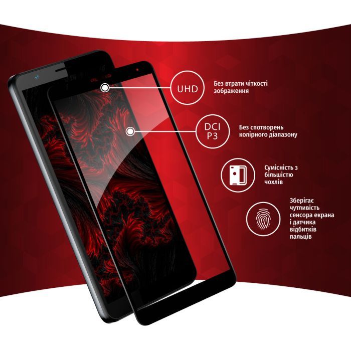 Стекло защитное Intaleo Full Glue ZTE Blade A31 Plus (1283126523113) изображение 3