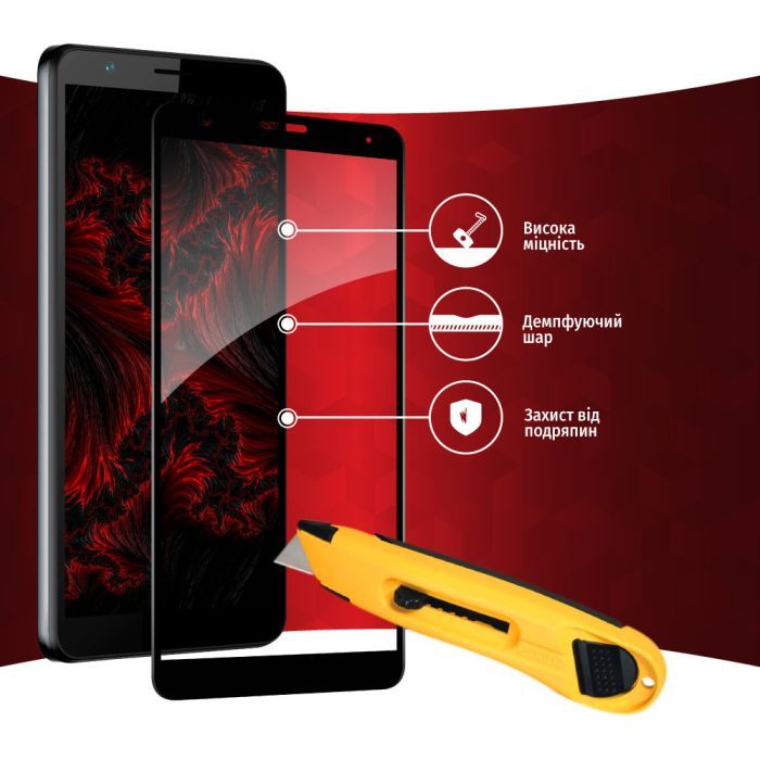 Стекло защитное Intaleo Full Glue ZTE Blade A31 Plus (1283126523113) изображение 4
