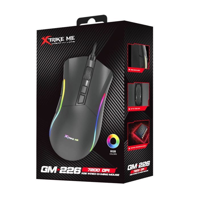 Мышка Xtrike ME GM-226 USB RGB Black (GM-226) изображение 7