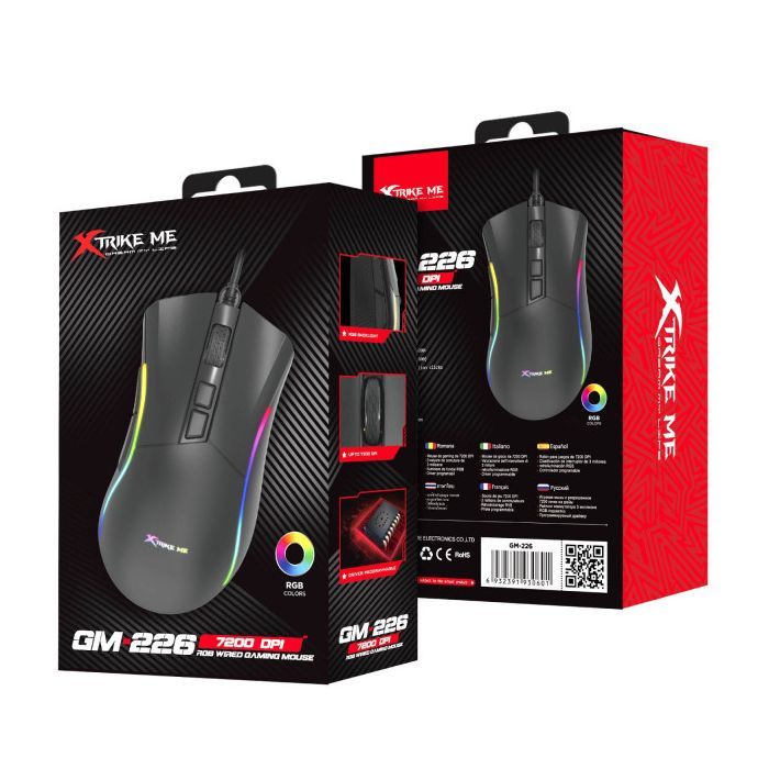 Мышка Xtrike ME GM-226 USB RGB Black (GM-226) изображение 8