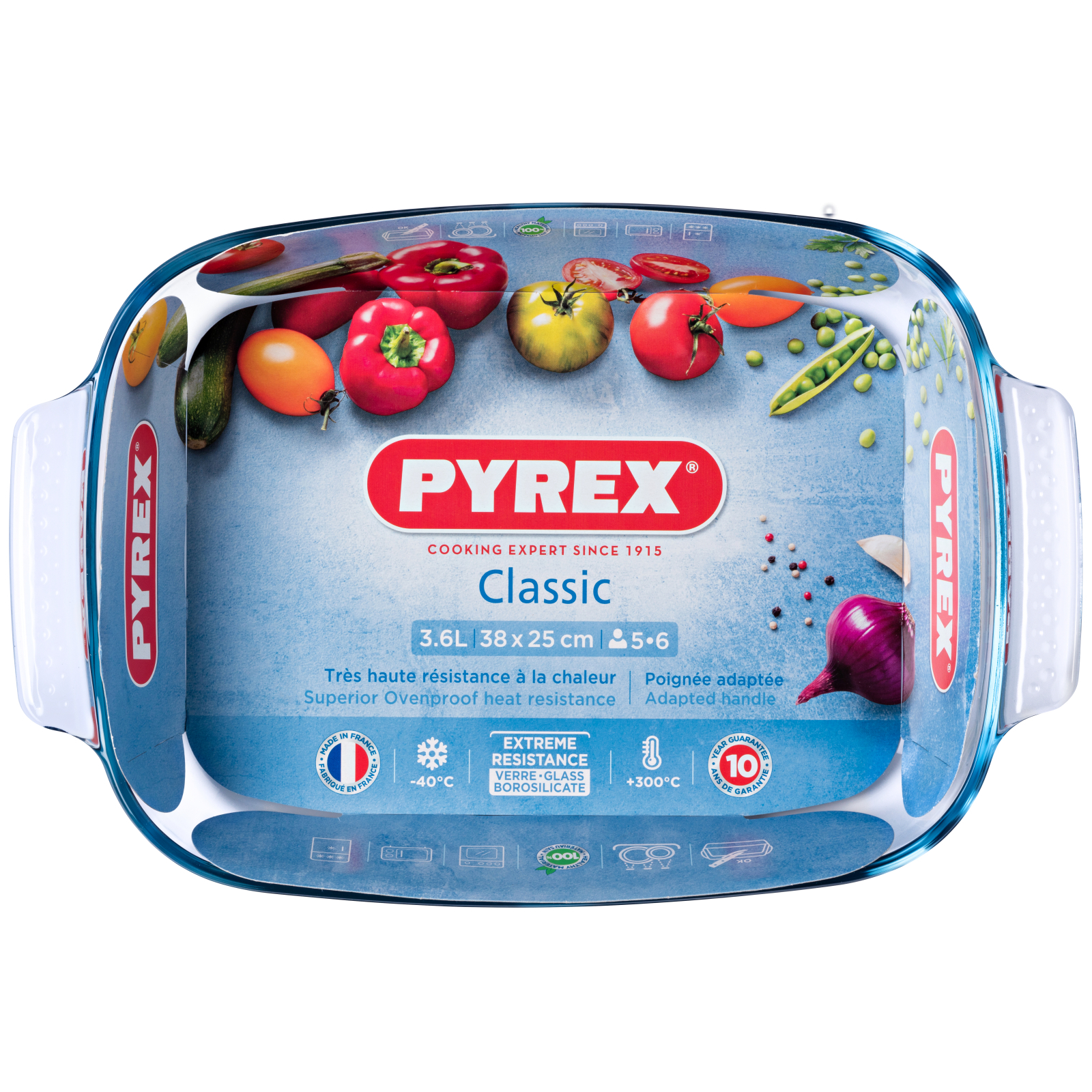 Форма для выпечки Pyrex Classic прямокутна 35 х 23 х 6 см 2.7 л (231B000/7046) изображение 4