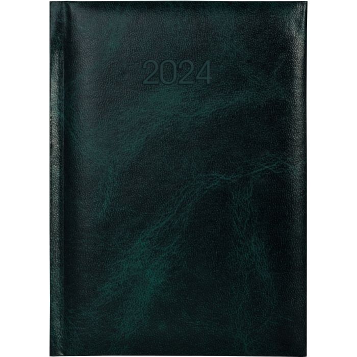 Еженедельник Economix датированный 2024 PRIME зеленый, А5 (E21816-04)