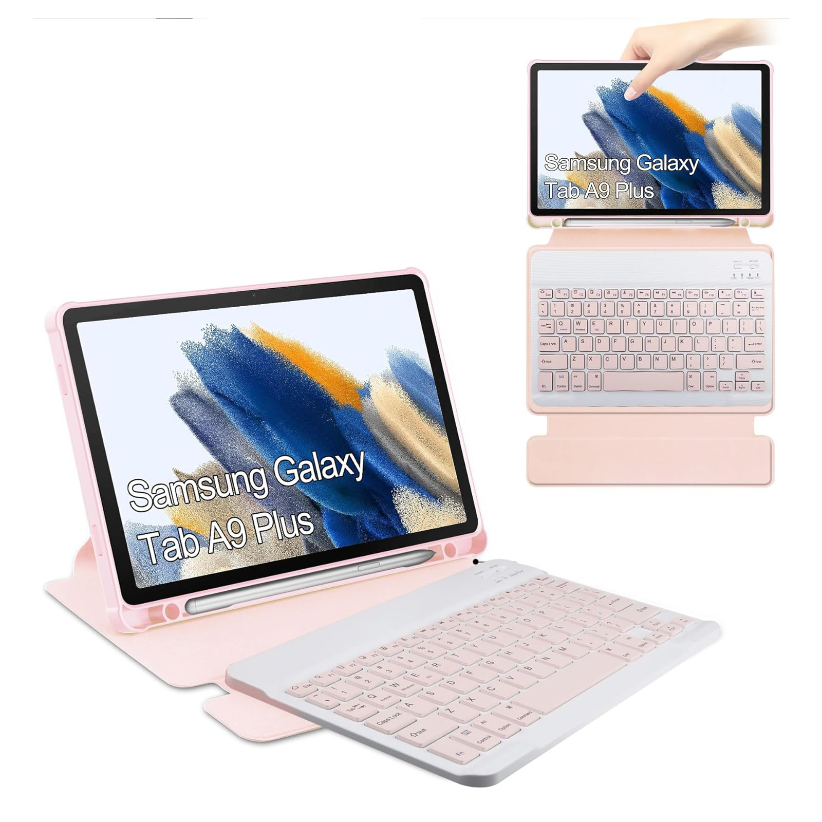 Чохол до планшета BeCover Keyboard 360° Rotatable Samsung Tab A9 Plus SM-X210/SM-X215/SM-X216 11.0" Dark Green (710331) зображення 5
