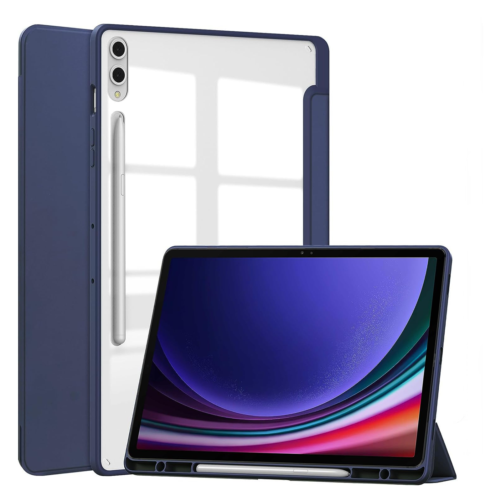 Чехол для планшета BeCover Soft Edge stylus holder Samsung Tab S9 Plus (SM-X810/SM-X816)/S9 FE Plus (SM-X610/SM-X616) 12.4" (710405) изображение 2