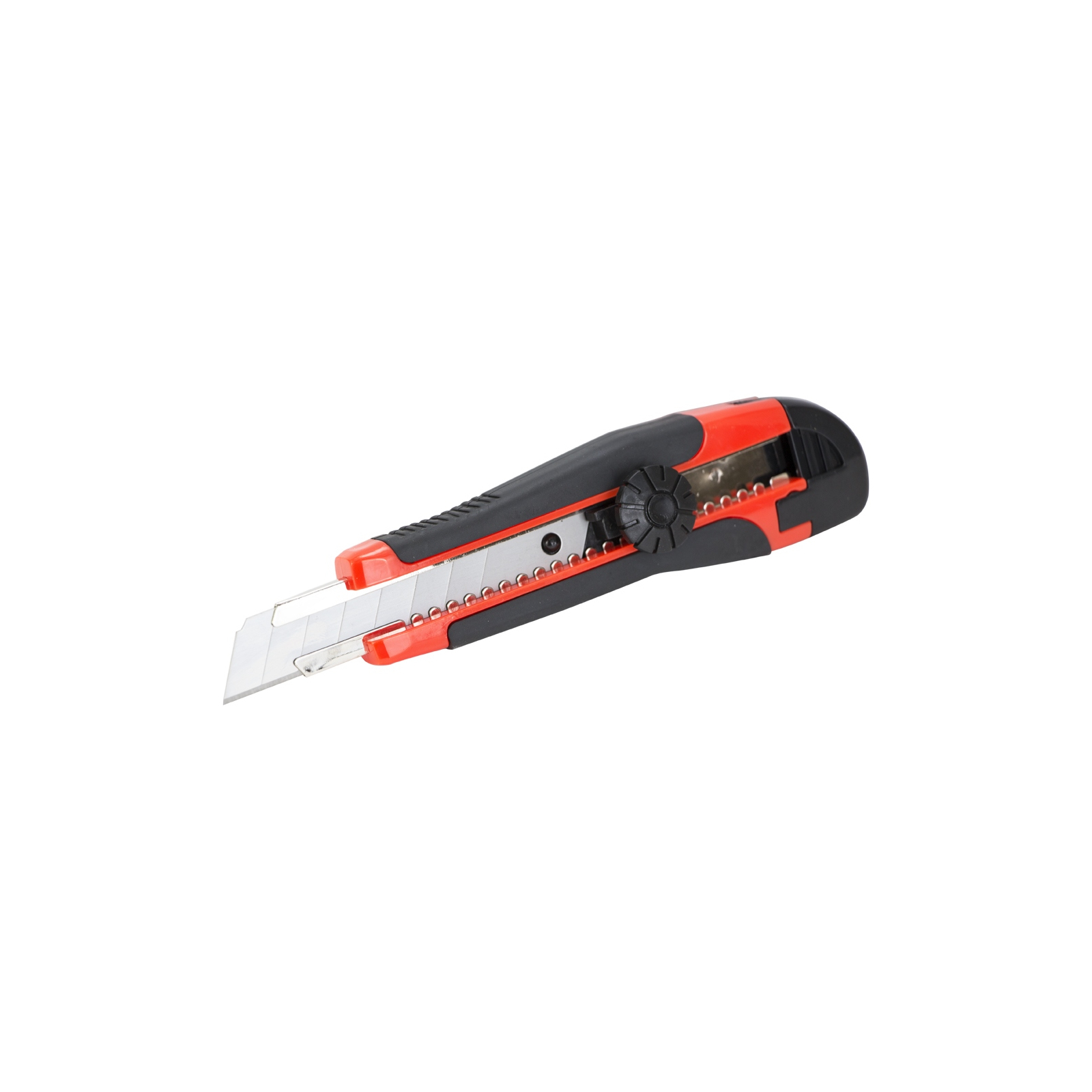 Нож монтажный Sigma пластик/резина корпус, лезвие 18мм, винтовой замок (8211101) изображение 2