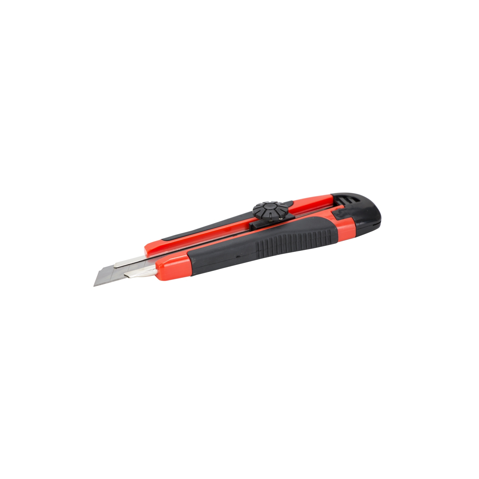 Нож монтажный Sigma пластик/резина корпус, лезвие 18мм, винтовой замок (8211101) изображение 3