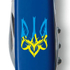 Ніж Victorinox Spartan Ukraine 91 мм Тризуб готичний синьо-жовтий (1.3603.2_T0636u) зображення 3