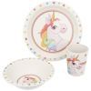 Набор детской посуды Stor Unicorns, Bamboo Set (Stor-01005)