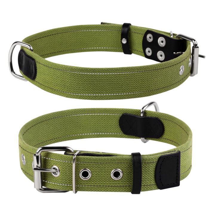 Ошейник для животных Collar Брезент Ш 35 мм Д 51-63 см (0293)