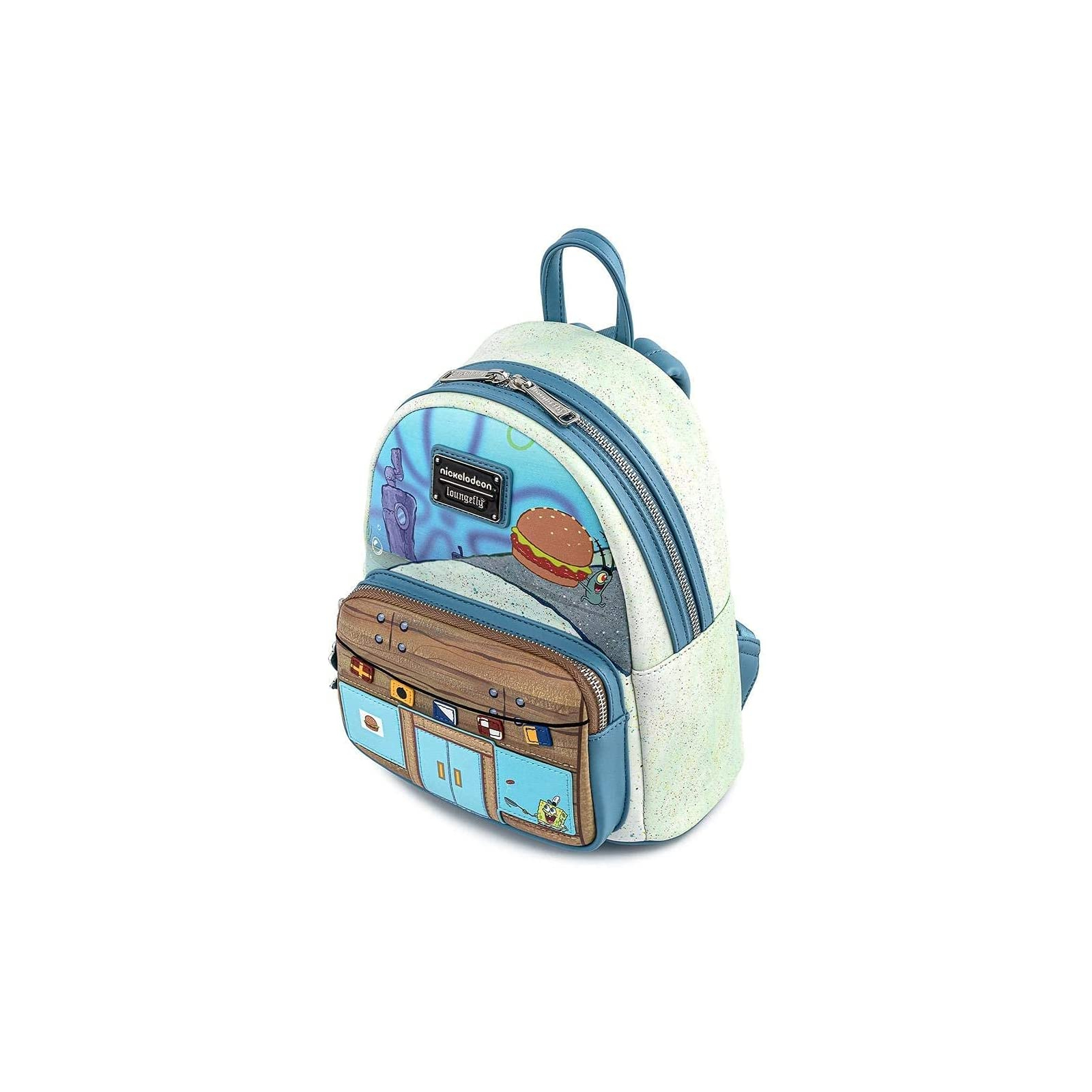 Рюкзак школьный Loungefly Spongebob - Krusty Krab Mini Backpack (NICBK0027) изображение 4
