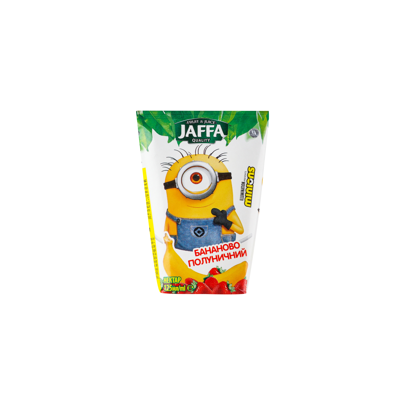 Сік дитячий Jaffa Minions Бананово-полуничний 125 мл (4820264290070)