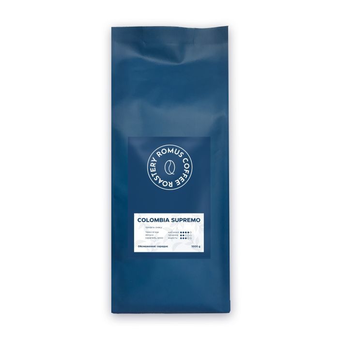 Кофе Romus Colombia Supremo в зернах 1 кг (356918)