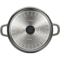 Каструля Bergner Excalibur з кришкою Сіра 2,2 л (BG-36100-GY) зображення 3