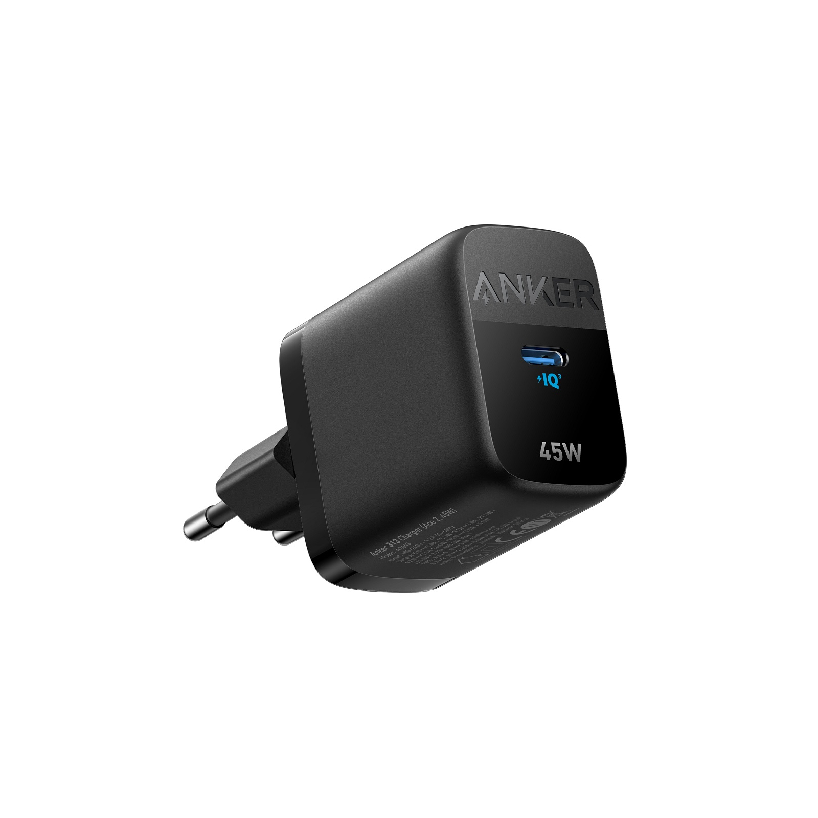 Зарядное устройство Anker PowerPort 313 - 45W PD + PPS USB-C Black (A2643G11)