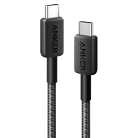 Photos - Cable (video, audio, USB) ANKER Дата кабель USB-C to USB-C 0.9m 322 Black   A81F5G11 (A81F5G11)