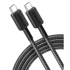 Дата кабель USB-C to USB-C 0.9m 322 Black Anker (A81F5G11) изображение 3