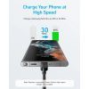 Дата кабель USB-C to USB-C 0.9m 322 Black Anker (A81F5G11) изображение 4