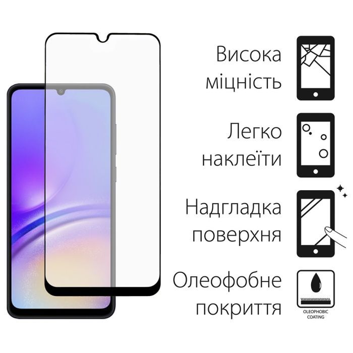 Скло захисне Dengos Samsung Galaxy A05s 2шт. (DG-TG2P-01) зображення 2