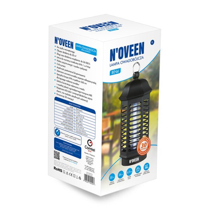 Инсектицидная лампа N'oveen IKN4 (RL074394) изображение 2