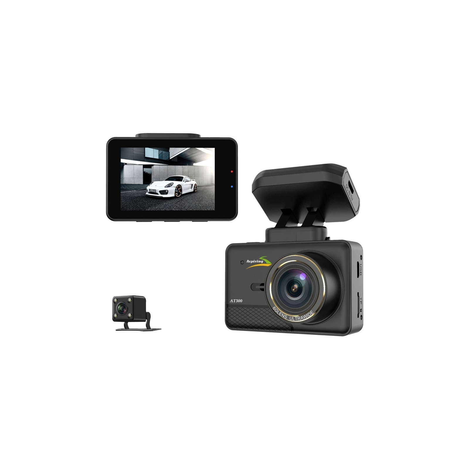 Відеореєстратор Aspiring AT300 Speedcam, GPS, Magnet (Aspiring AT300 Speedcam, GPS, Magnet) зображення 3