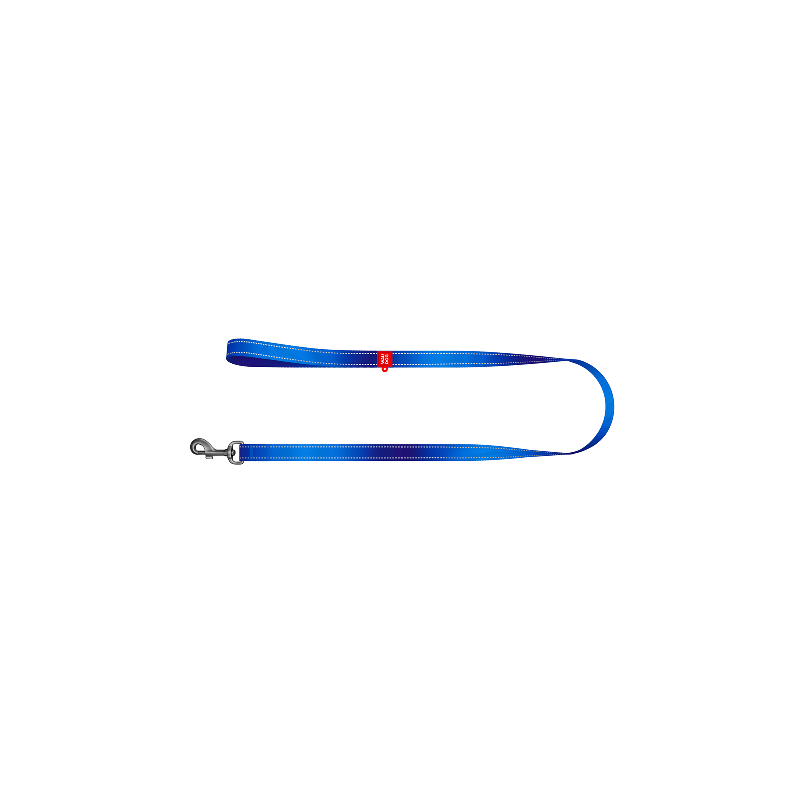 Повідок для собак WAUDOG Nylon Mono, світловідбивний L-XXL синій (521912) зображення 3