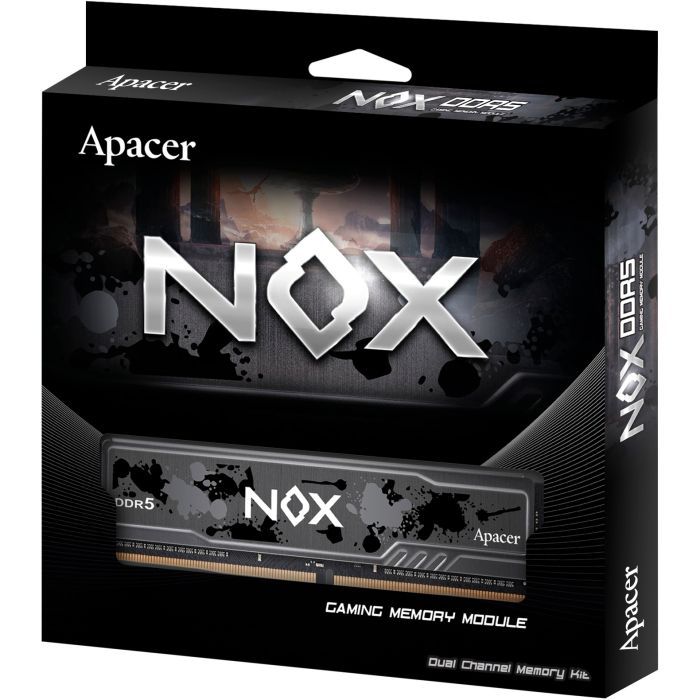 Модуль памяти для компьютера DDR5 8GB 5200 MHz Nox Apacer (AH5U08G52C52RMBAA-1) изображение 4