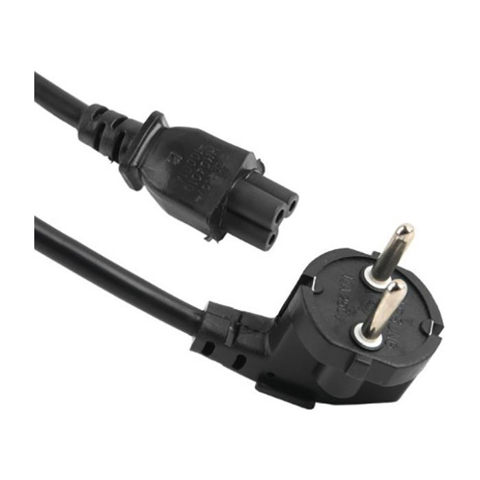 Кабель питания C5 1.8m Schuko PC-186 CEE7/7-IEC 0.75mm Voltronic (PC-186 CEE7/7-IECC5CU18)