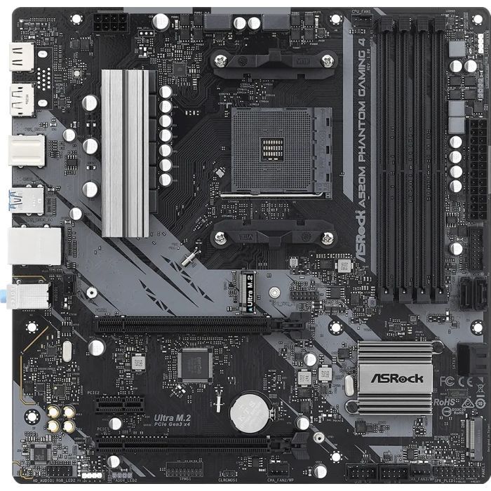 Материнская плата ASRock A520M PHANTOM GAMING 4