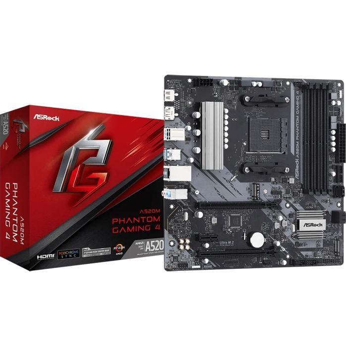 Материнская плата ASRock A520M PHANTOM GAMING 4 изображение 5