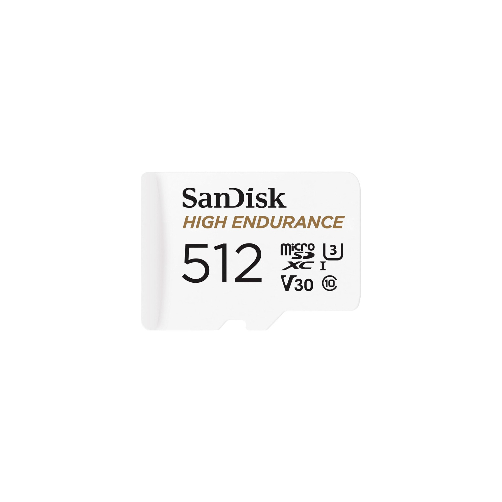 Карта пам'яті SanDisk 512GB microSDXC High Endurance UHS-I U3 V30 + SD adapter (SDSQQNR-512G-GN6IA) зображення 2