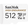 Карта памяти SanDisk 512GB microSDXC High Endurance UHS-I U3 V30 + SD adapter (SDSQQNR-512G-GN6IA) изображение 2