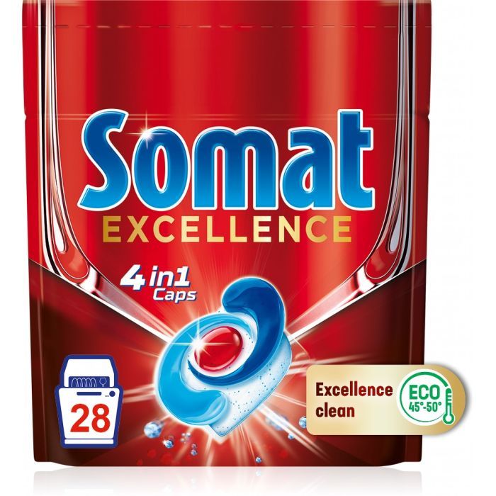 Таблетки для посудомоечных машин Somat Excellence 60 шт. (9000101808087) изображение 2
