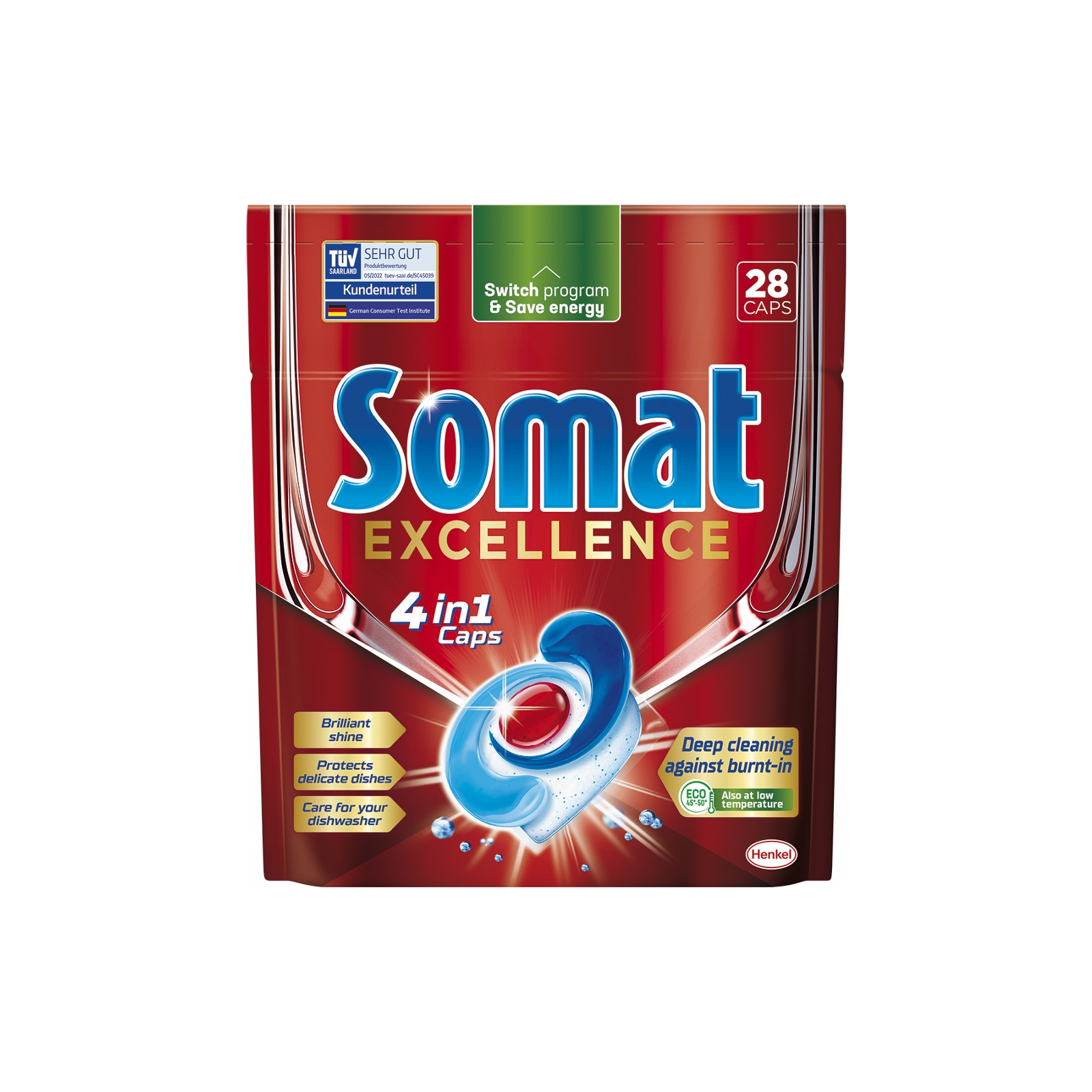 Таблетки для посудомоечных машин Somat Excellence 56 шт. (9000101576160)