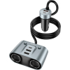 Зарядний пристрій HOCO Z51 Establisher 2xUSB, USB Type-C Metal Gray (6942007600439)