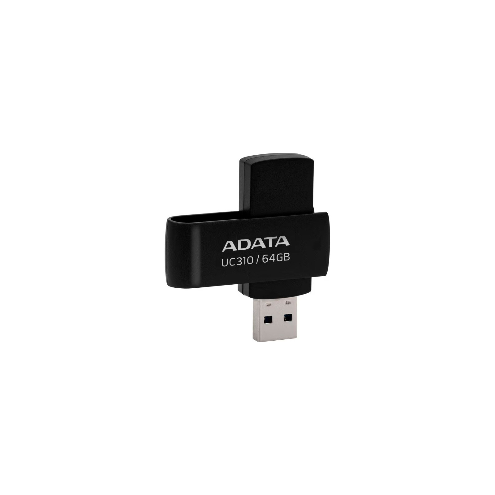 USB флеш накопитель ADATA 64GB UC310 Black USB 3.0 (UC310-64G-RBK) изображение 3