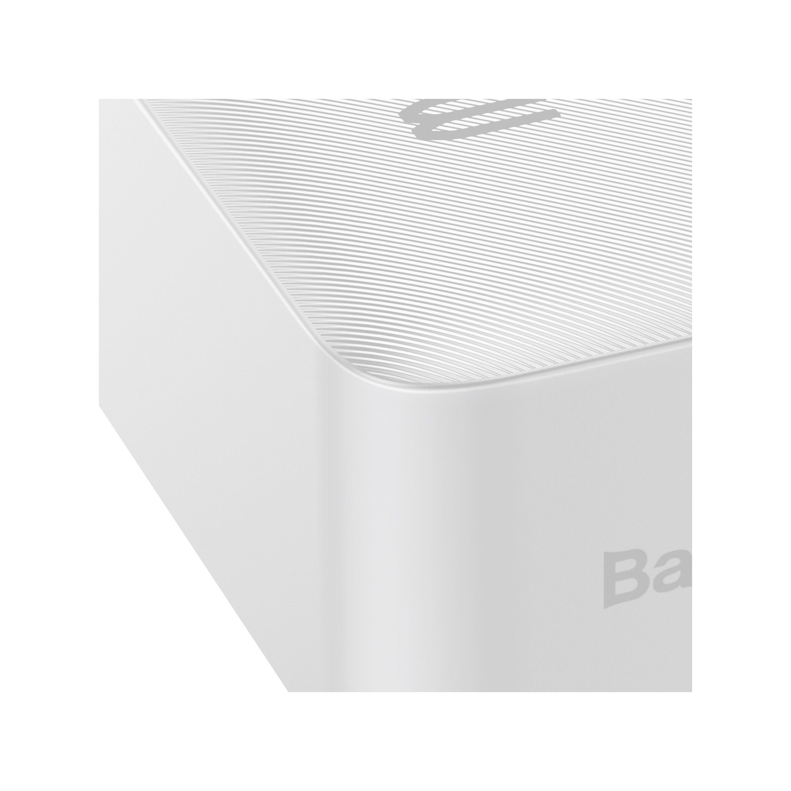 Батарея універсальна Baseus Bipow 30000mAh, 15W, USB-C/3A, 2*USB-A/3A(max.), +cable, white (PPBD050202) зображення 5