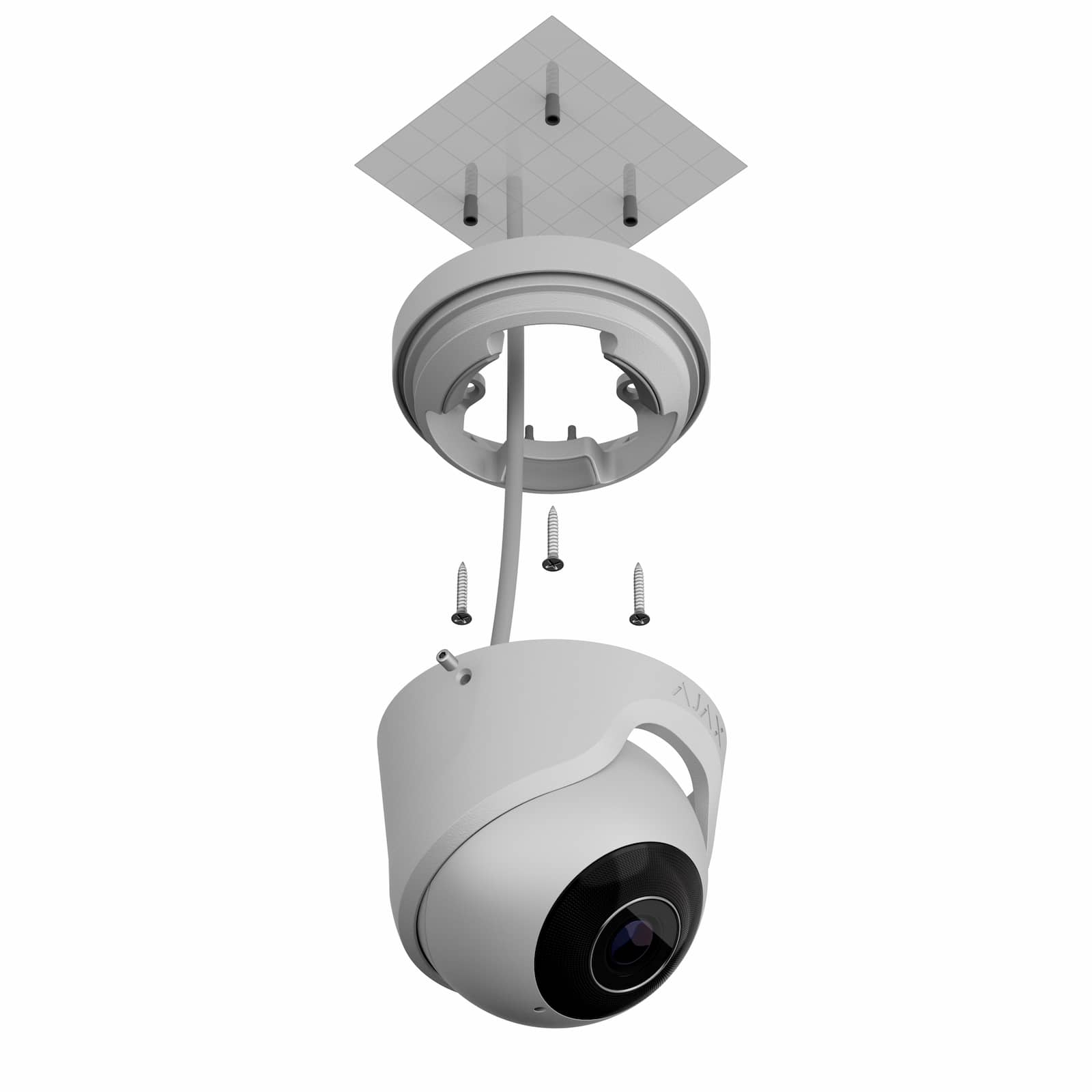 Камера відеоспостереження Ajax TurretCam (5/2.8) white зображення 7