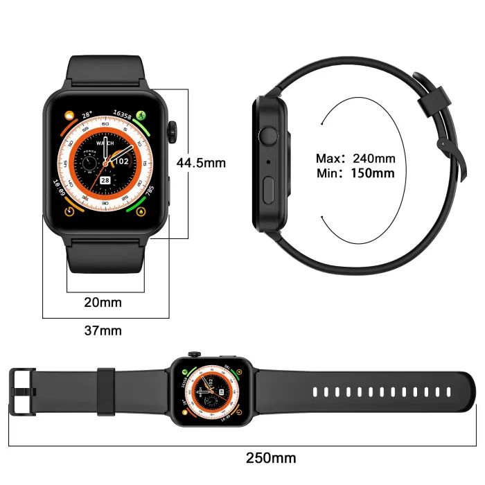 Смарт-годинник Blackview R30 Pro Grey (6931548317432) зображення 7