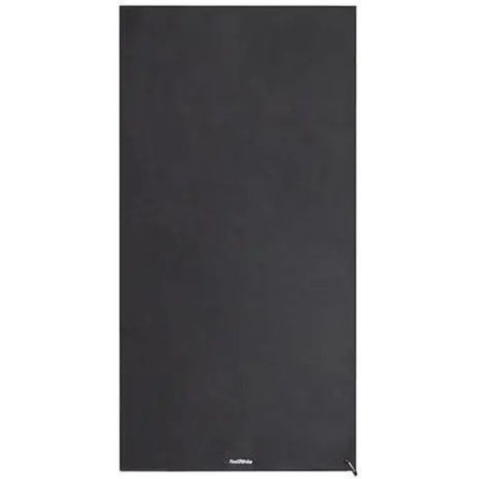 Туристическое полотенце Naturehike Fitness NH20FS009 антибактеріальний 160 х 80 чорний (6927595749982)