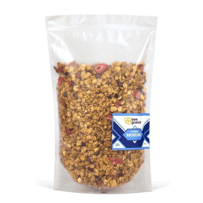 Гранола Bee Granola Молоко згущене 500 г (4820228430436)