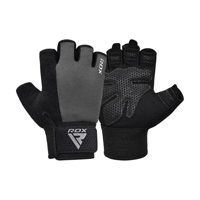 Перчатки для фитнеса RDX W1 Half Gray Plus XL (WGA-W1HG-XL+) изображение 2