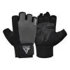 Перчатки для фитнеса RDX W1 Half Gray Plus XL (WGA-W1HG-XL+) изображение 2
