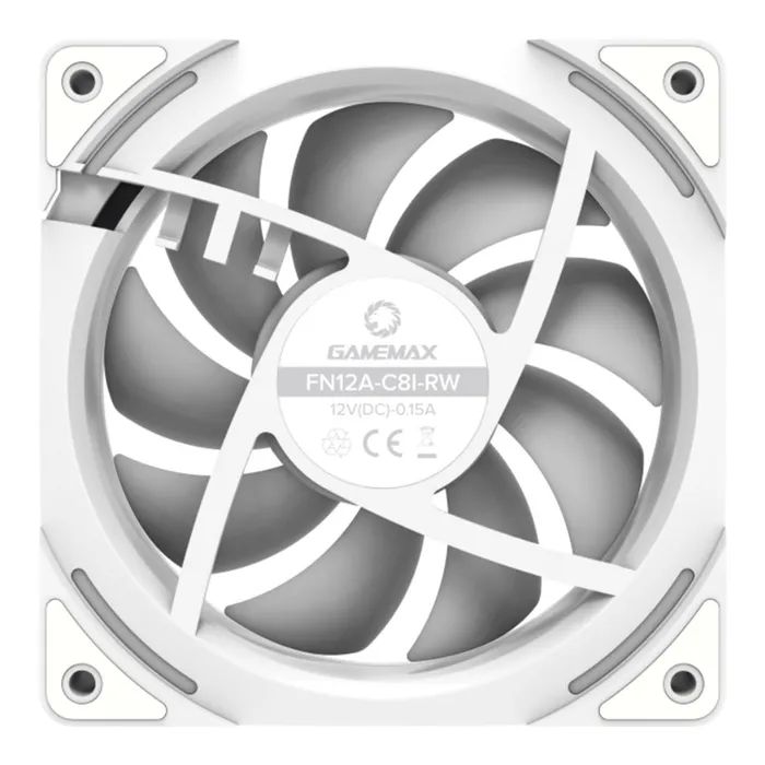 Кулер для корпуса Gamemax FN12A-C8I-RW изображение 4