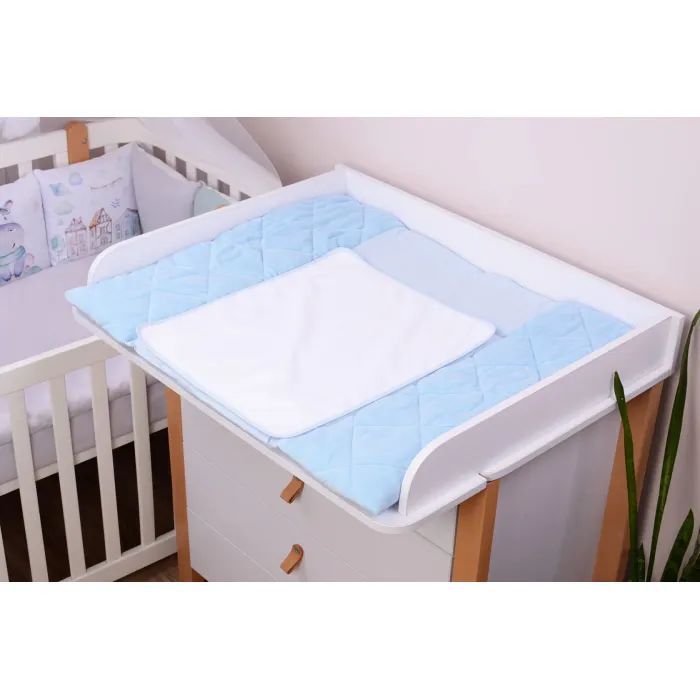 Пеленальный матрасик Верес Velour Medium blue 72х80 см (429.5) изображение 3