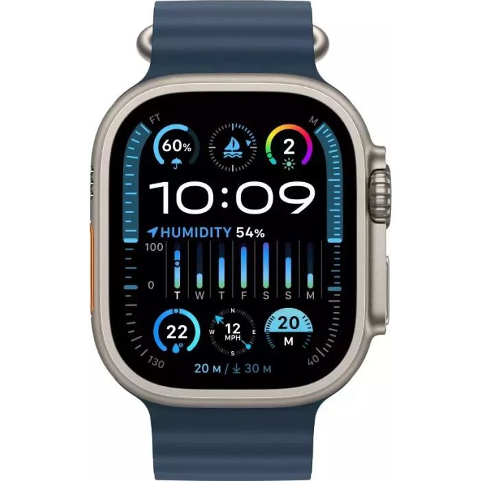 Ремінець до смарт-годинника Apple 49mm Blue Ocean Band (MT633ZM/A) зображення 4